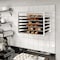 Amgood Wall Mounted Sheet / Bun Pan Rack 28in x 18in x 21in. Fits 6 Full-Size Sheet Pans. NSF BPR WM-FULL-6-Z - alternate 6